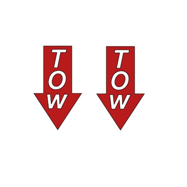 Tow Hook Decal Etsy