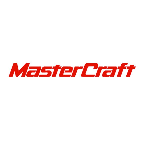 Mastercraft Logo/Decal, Available In Different Colors And Sizes, Waterproof Vinyl, Boat Lover Gift