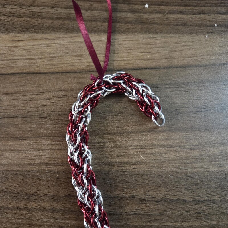 Candy Cane Chainmaille - Etsy