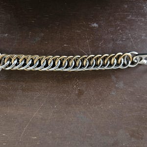 Half Persian Keychain Brass and Stainless steel