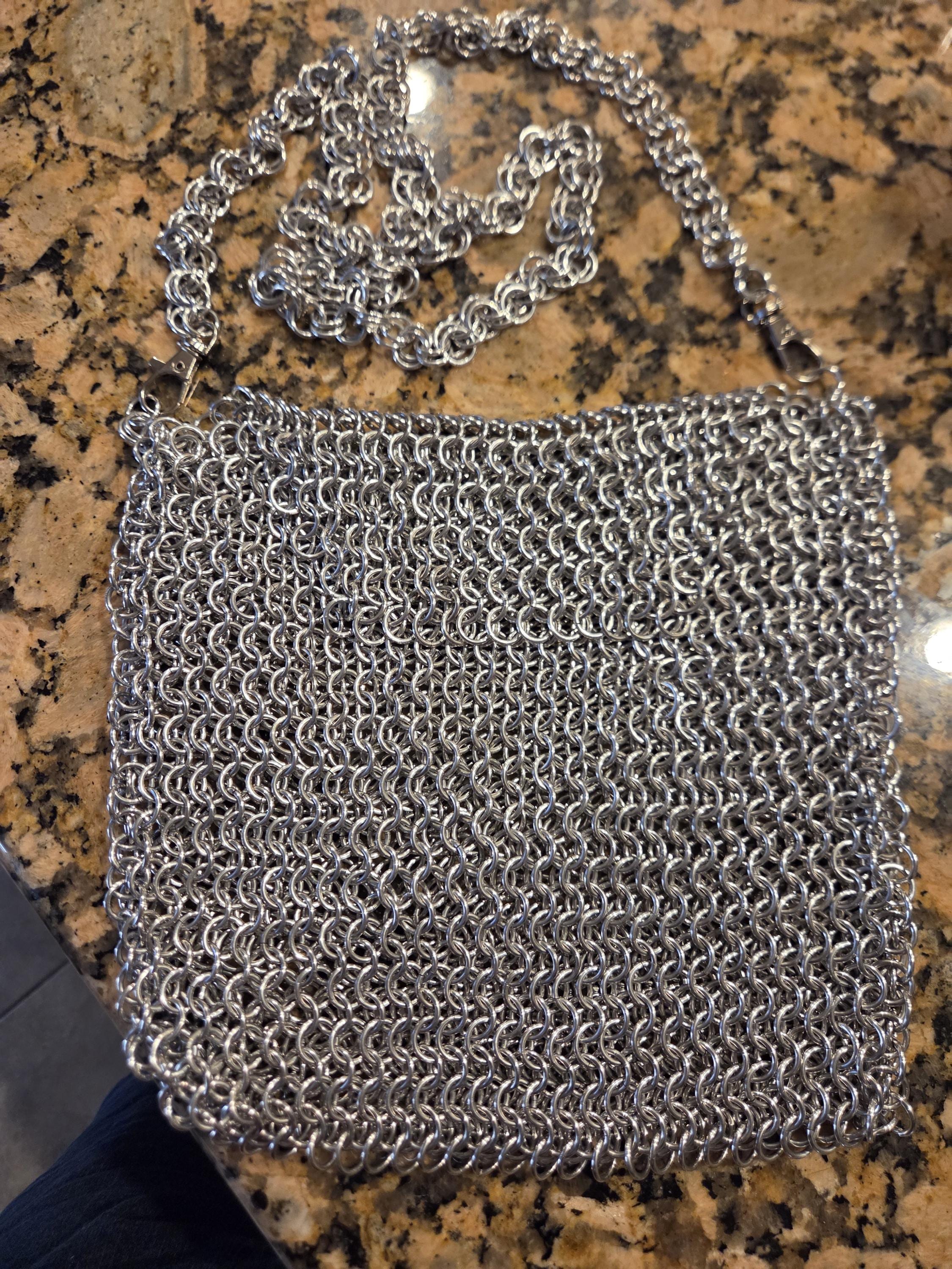 Chainmail Handbag With Flap - Etsy