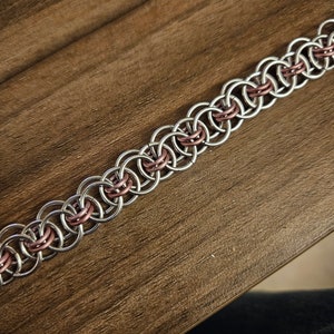 Helm weave chainmail Bracelet/Anklet
