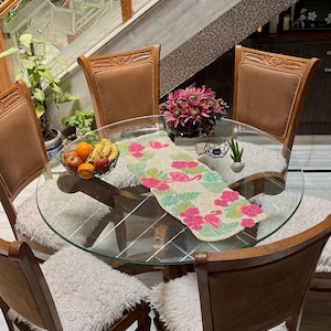 Handmade Beaded Table Runner