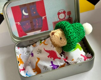 Little Pocket Bear In A Tin - Dinosaurs