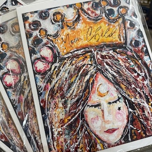 PRINT “Moon Child” - 8 x 10 inches Art By Sonia