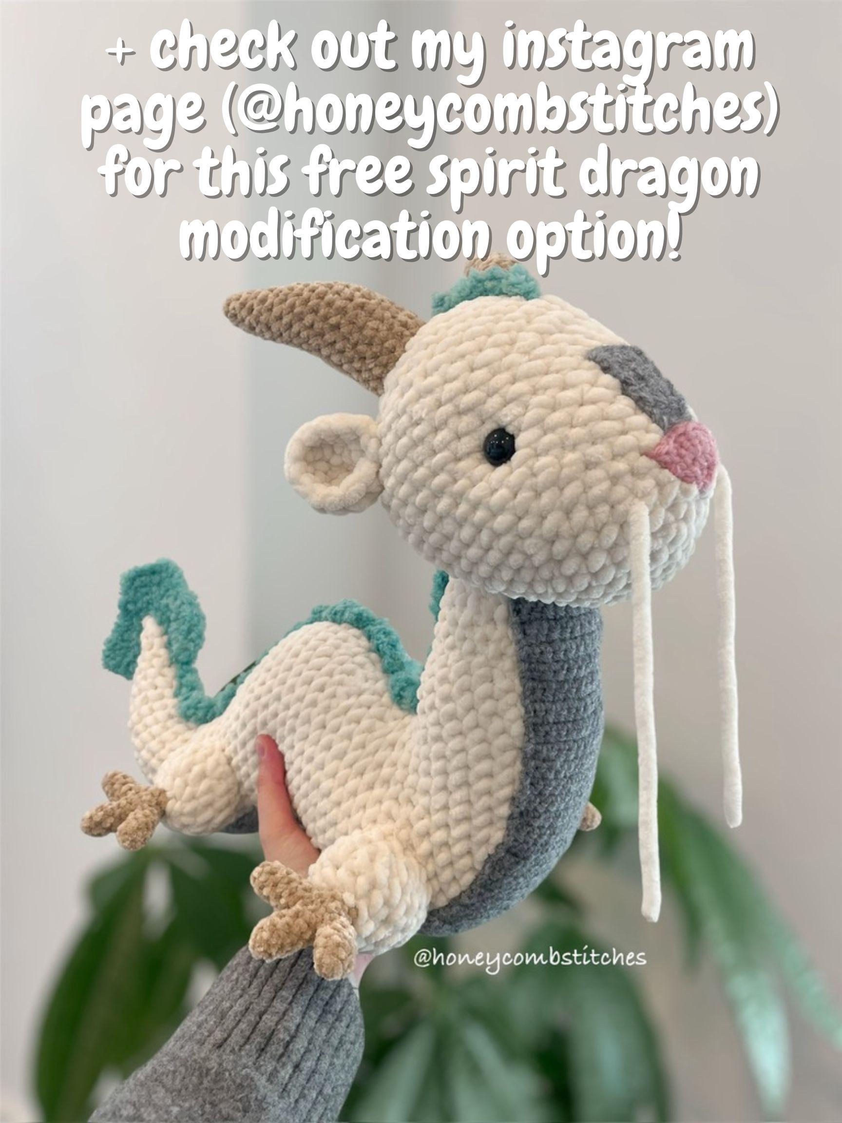 Sky Dragon Crochet Pattern PDF, Crochet Big Dragon PATTERN, Dragon