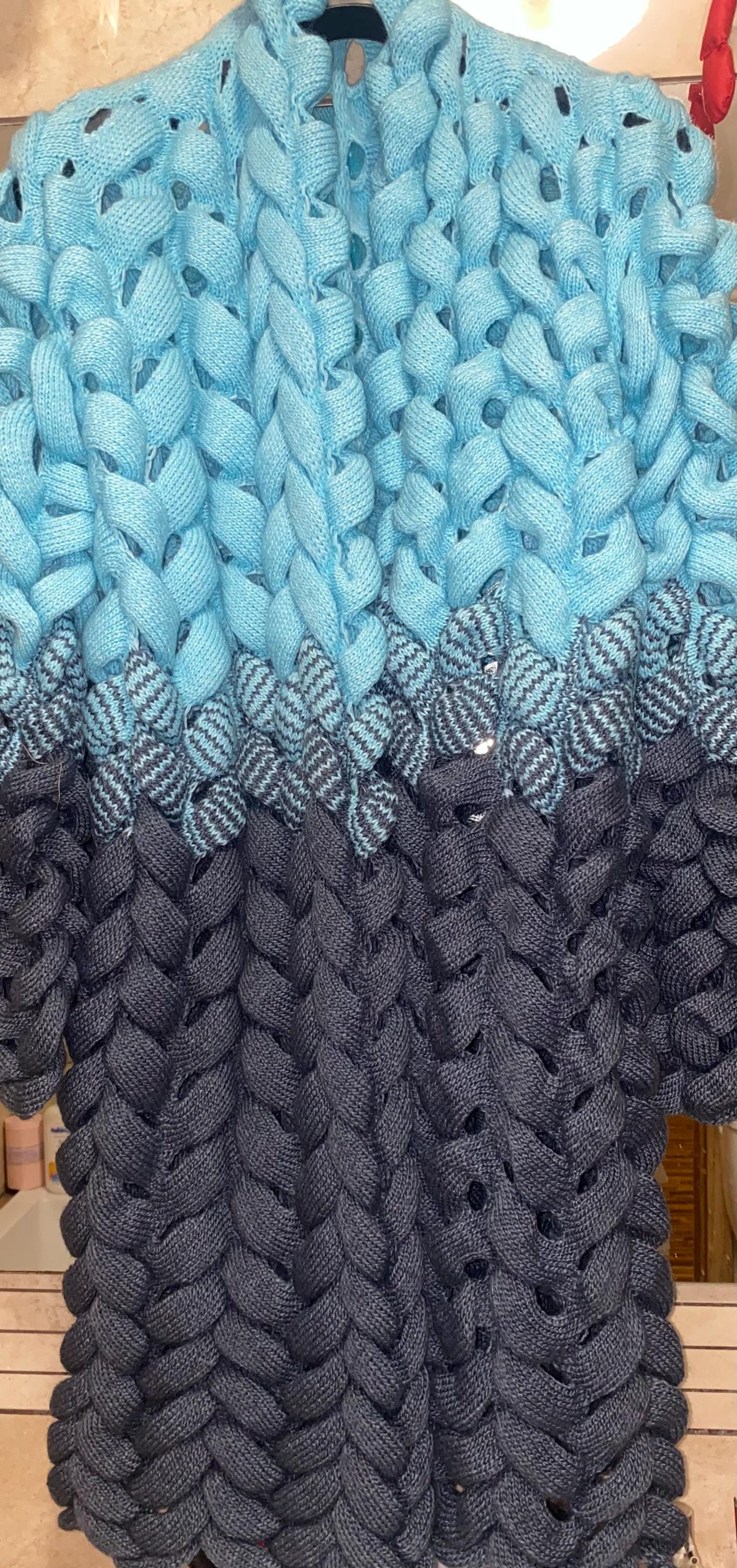 【新品未使用】24SS Hand knit lame cardigan Knitting Pattern | the Cannady | Modern Chunky Oversized