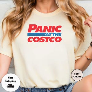 Panic At The Costco Vintage Shirts, Retro Costco Tshirt, Costco Lovers, Oversized Washed Tee, Costco Gifts, Funny Costco Tee