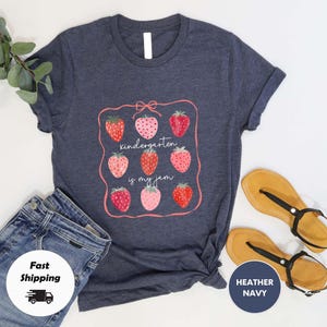 Kindergarten Is My Jam, Kindergarten Teacher Shirt, Kindergarten Shirt,  Kindergarten Teacher Gift, Kinder Crew, Kinder Squad, Kinder Team