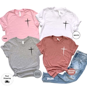 Cross Shirt, Faith Cross Shirt, Christian Gift, Faith Gift, Christian Shirts, Gift For Him, Gift For Her, Faith Cross Shirt, Jesus T-Shirt