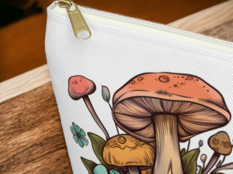 Personalized Mushroom Makeup Bag, Mushroom Pouch, Mushroom Lover Gift ...