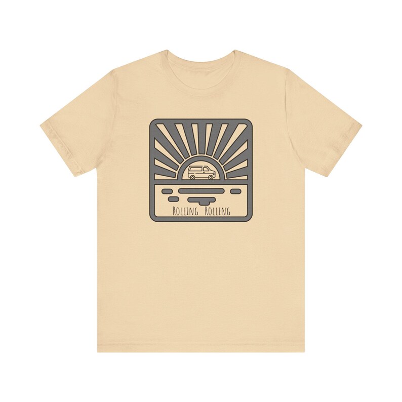 Rolling Rolling Van, Van lovers, Nomad Shirt, Unisex Jersey Short Sleeve Tee image 5