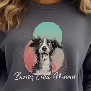 Border Collie Mama - Felpa girocollo unisex Heavy Blend™