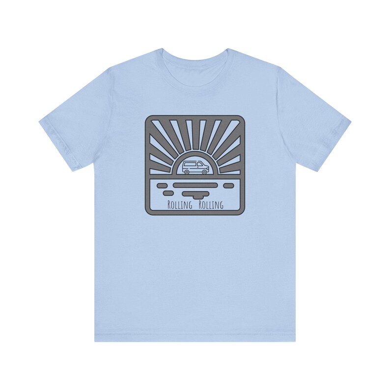 Rolling Rolling Van, Van lovers, Nomad Shirt, Unisex Jersey Short Sleeve Tee image 8