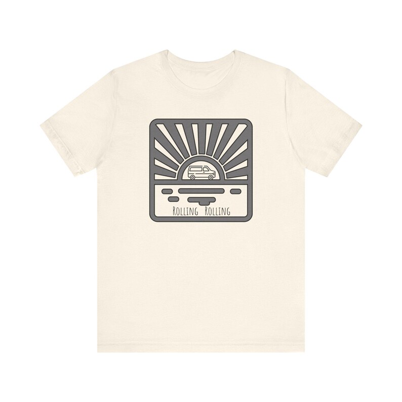 Rolling Rolling Van, Van lovers, Nomad Shirt, Unisex Jersey Short Sleeve Tee image 4