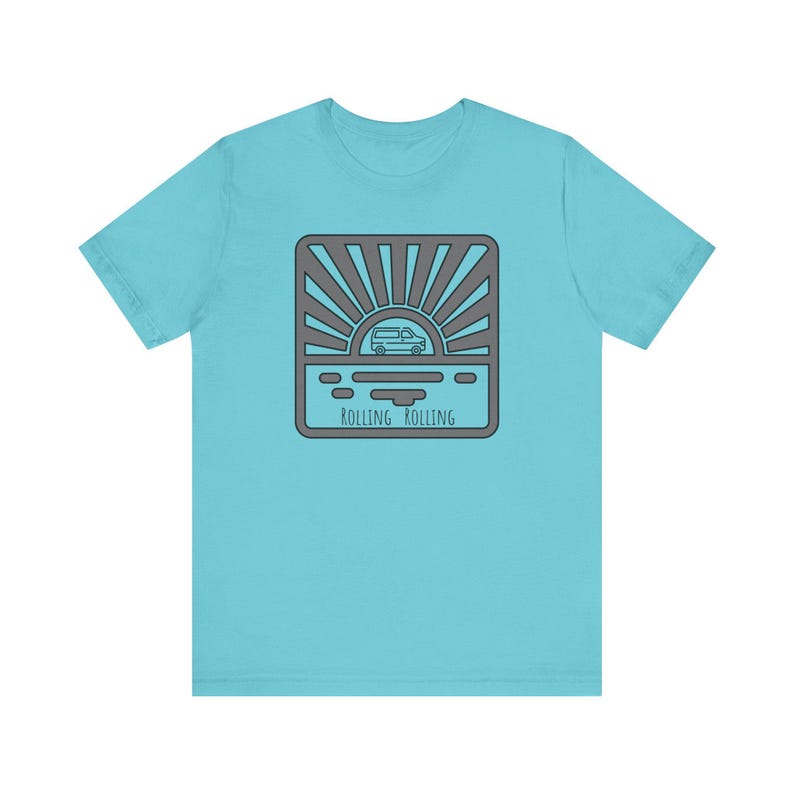 Rolling Rolling Van, Van lovers, Nomad Shirt, Unisex Jersey Short Sleeve Tee image 1