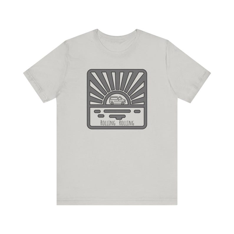 Rolling Rolling Van, Van lovers, Nomad Shirt, Unisex Jersey Short Sleeve Tee image 6