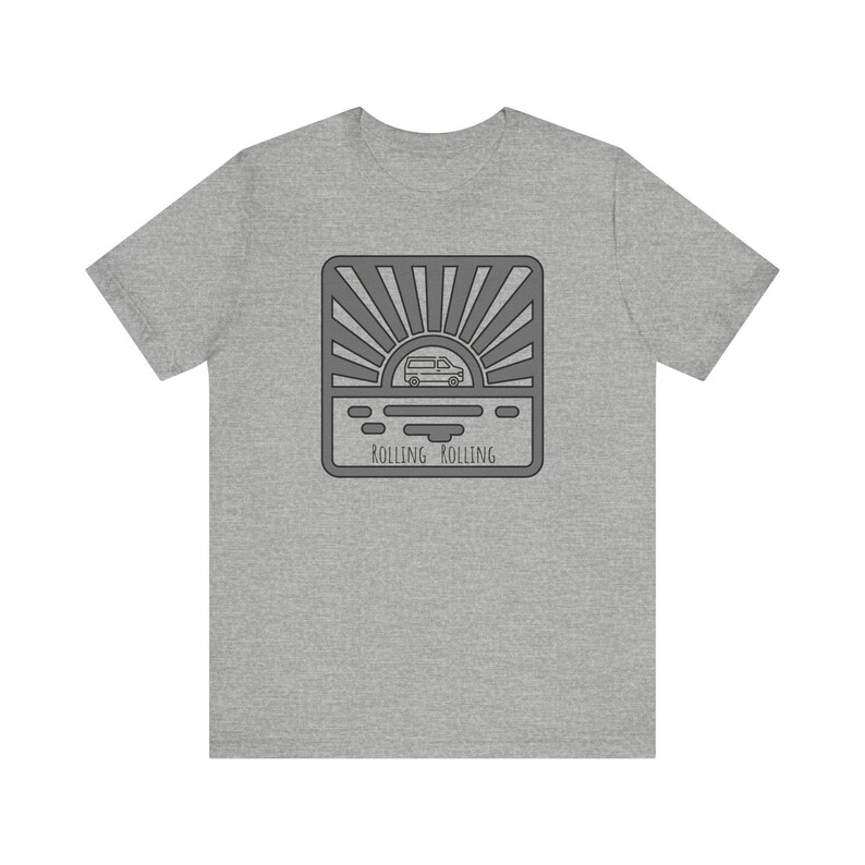 Rolling Rolling Van, Van lovers, Nomad Shirt, Unisex Jersey Short Sleeve Tee image 9