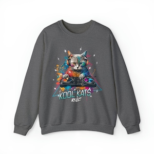 Kool Kats Rule -  Heavy Blend™ Crewneck Sweatshirt