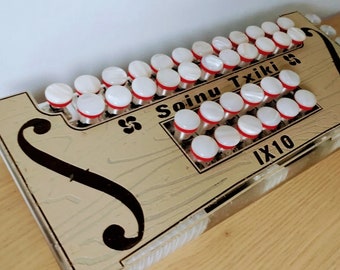 Soinu Txiki IX10 MIDI Accordion diatonic bisonoric - Trikeyboard