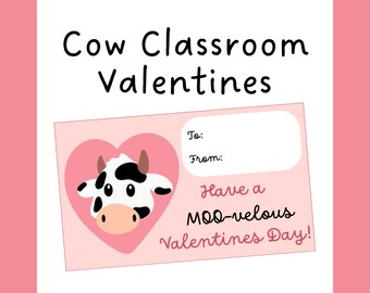 Twizler Lustige Valentinstagskarte Mit Kühen – Humorvolle Grußkarte Mit Umschlag, „You're Udderly Adorable“