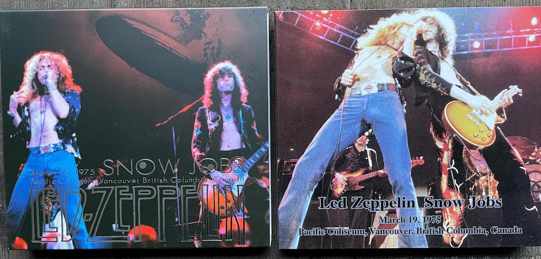 【EV初盤】LED ZEPPELIN SNOW JOBS 1975(3CD) Led Zeppelin 3CD Snow Jobs Deluxe Edition Vancouver BC 1975