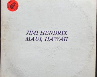Jimi Hendrix LP Maui, Hawaii TMOQ Yellow Vinyl