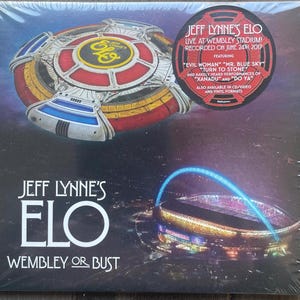 Jeff Lynne&#39;s ELO Electric Light Orchestra 2CD Wembley Or Bust 2017 Sealed