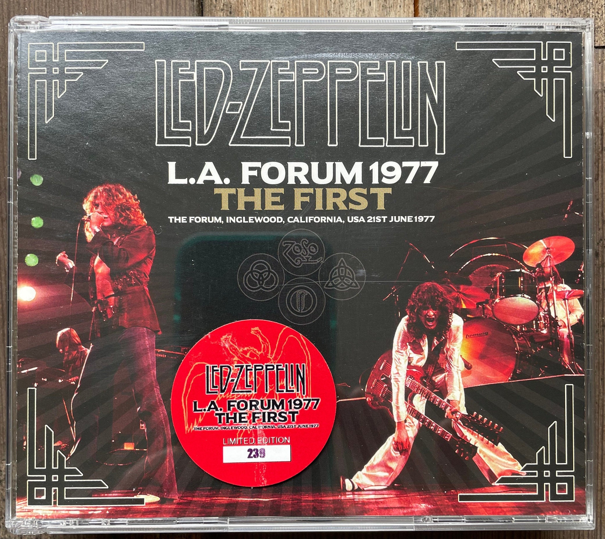 ホット商品 Led Zeppelin Opening (6/21/77 First the 1977 Forum LA 3CD 洋楽