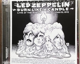 Led Zeppelin 3CD Burn Like A Candle LA Forum June 25, 1972