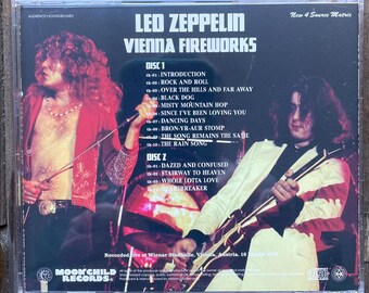 Led Zeppelin 2CD Vienna Fireworks Austria 1973 Moonchild New
