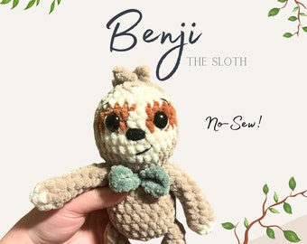 Virkmönster för sengångare i PDF-format - Sömfri, Amigurumi, Grovt garn, Dekor, Leksaker, Plysch, Sömfri, Låg Söm, Snabbtillverkning, stuffie