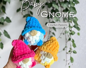 Baby Wichtel Häkelanleitung PDF - ohne nähen, Einfach, Anfänger, Amigurumi, Spielzeug, Plüsch