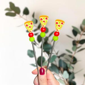 Pizza Amigurumi Sewing Sticks - Knitting Needles, Ami Sticks, Plushie Sticks, Stuffie Sticks, Crochet Sticks