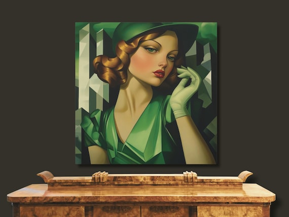 tamara de lempicka green dress Tamara de Lempicka – Hammer Museum Store main image 1
