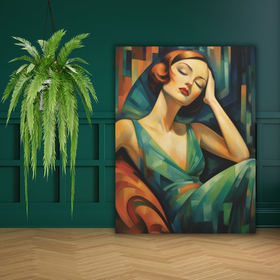 slim fit dress slacks Young Girl in Green Tamara de Lempicka Great Micromosaic Passion 3 oz Silver Coin Palau 2021 main image 0