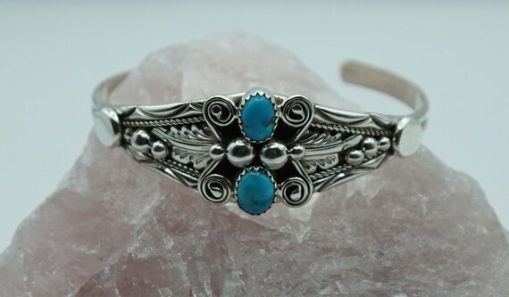 Bracelet Navajo En Pierre Bleue Neuf, Dans Sa Boîte Cadeau – Style Authentique Et Naturel