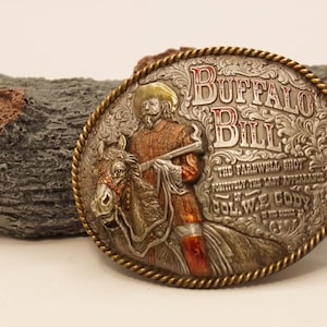 Fibbia per cintura western di Buffalo Bill