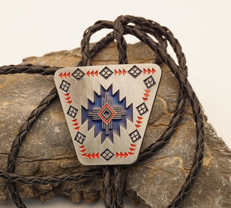 Western Bolo Tie Indian Design Sign - Etsy Canada