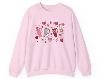 Obsessieve Cup Disorder Valentijnsdag Sweatshirt, Unisex Heavy Blend™ Crewneck Sweatshirt