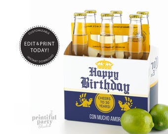 カスタム印刷可能な12オンスコロナビールケース、パーソナライズされたビールボトルキャリア、ビールパーティーの景品、男性へのギフト、コロナビール、クリスマスコロナ