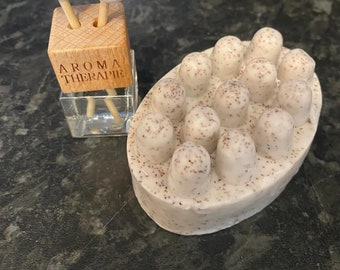 Handmade oat milk soap