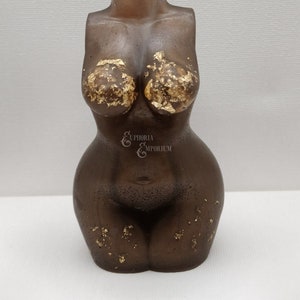 Curvy Plus Size Female Goddess Body Figurine Statue