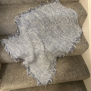 Handmade knitted blanket