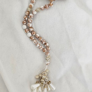 Elegant, handcrafted glass tasbih prayer beads.