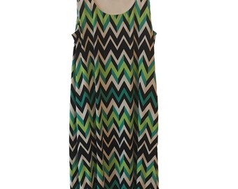 Vintage Jessica Howard Floral Print Sleeveless Maxi Dress Sz 6 Green Brown  Blue - Etsy