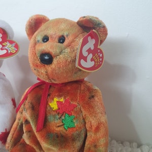 Beanie Baby Bears, Chinook, Kanata, Pierre. Retired TY Bear, Collectible Bears, Vintage Beanie Babies, Canada Gifts for Her, Stocking Filler Kanata