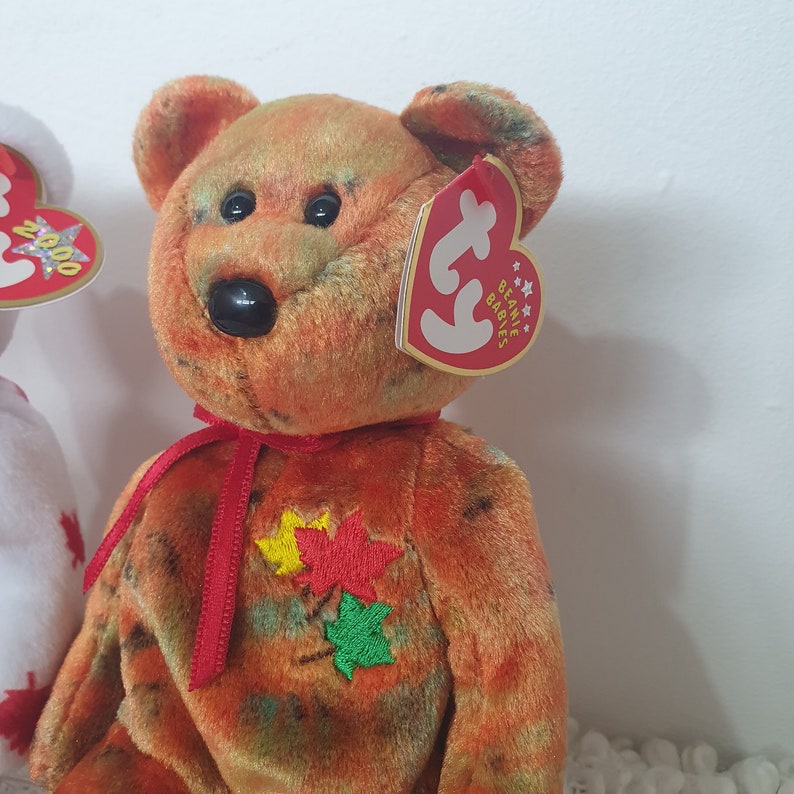 Beanie Baby Bears, Chinook, Kanata, Pierre. Retired TY Bear, Collectible Bears, Vintage Beanie Babies, Canada Gifts for Her, Stocking Filler Kanata