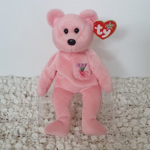 Mum Ty Beanie Baby Bear – 2001 Retired Collectible, Rare Mother’s Day Plush Gift, Stocking Filler Xmas Gift for Mum, Thank you Gift for Her