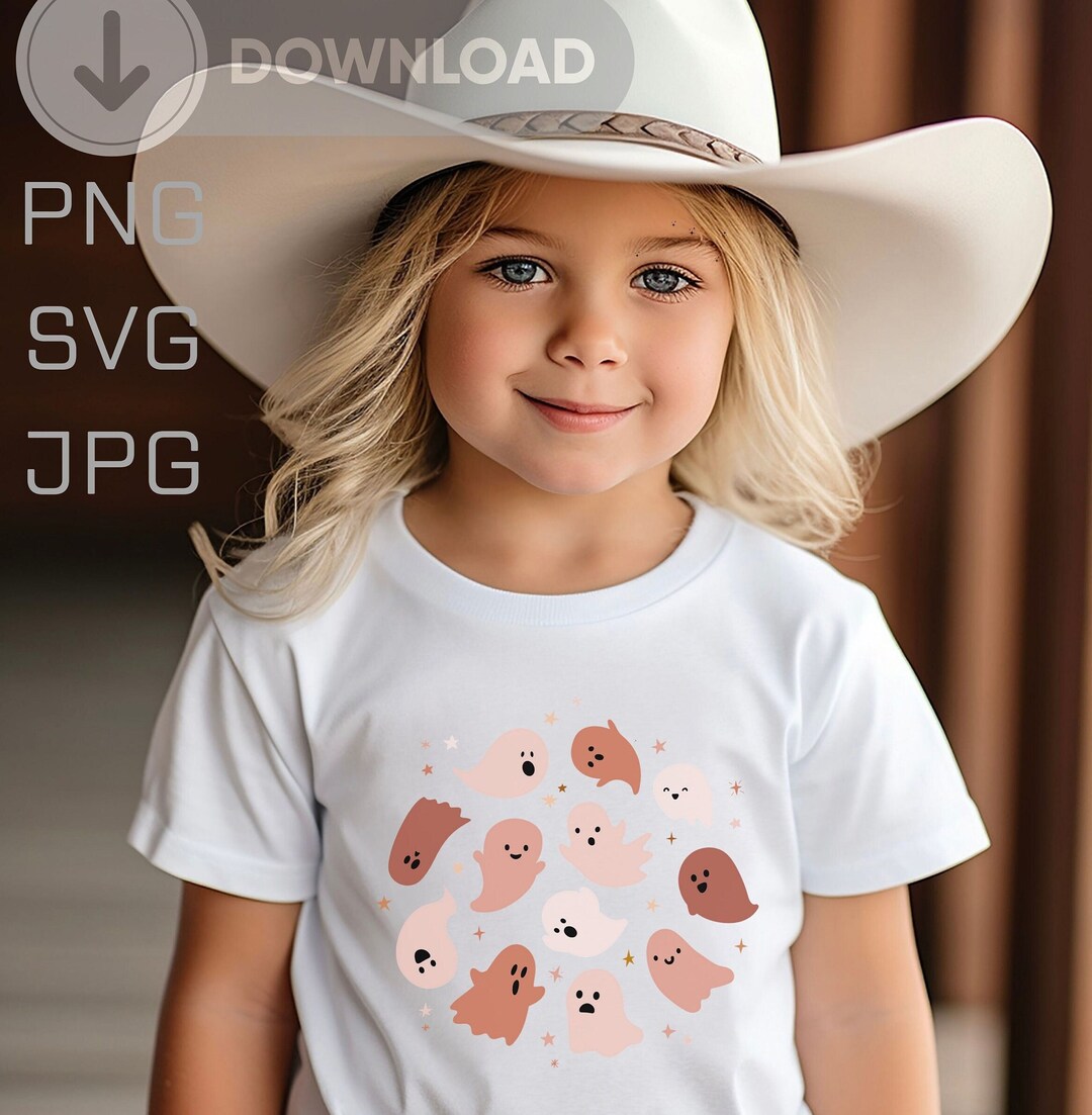 Cute Ghost T Shirt Design Digital SVG File Digital Cricut Etsy